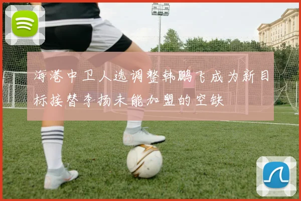 海港中卫人选调整韩鹏飞成为新目标接替李扬未能加盟的空缺